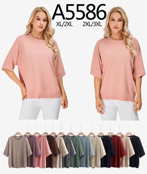 Американка Anne-Kiss me (XL-3XL) A5586 mix (деми)