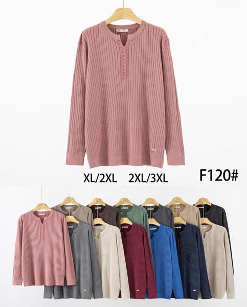 Свитер Anne-Kiss me (XL-3XL) F120 mix (деми)