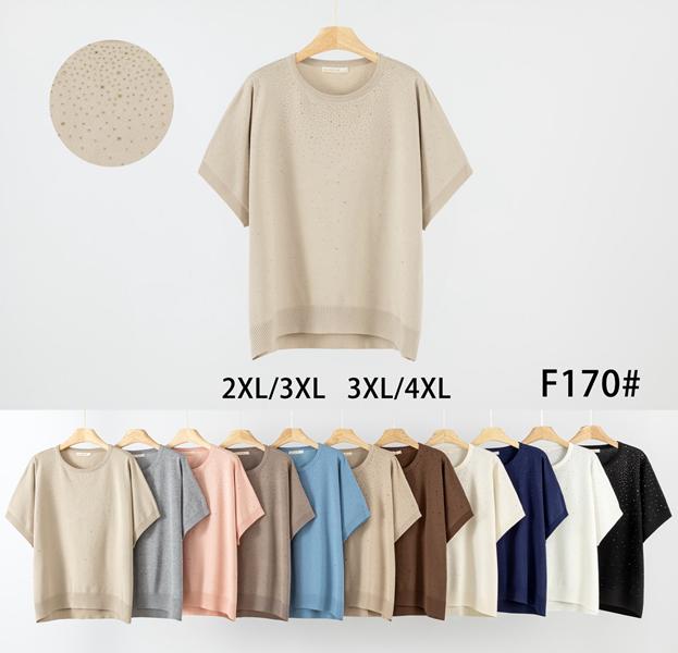 Американка Anne-Kiss me (2XL-4XL) F170 mix (деми)