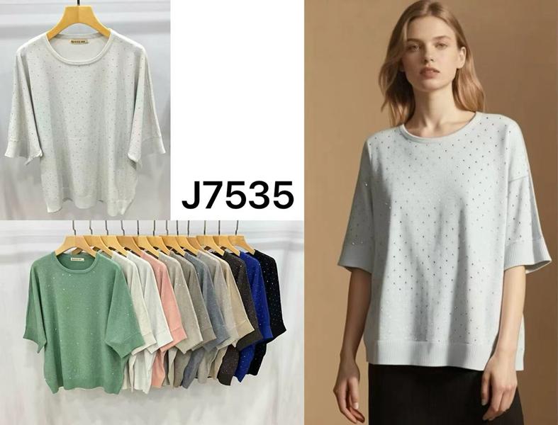 Американка Anne-Kiss me (XL-3XL) J7535 mix (деми)