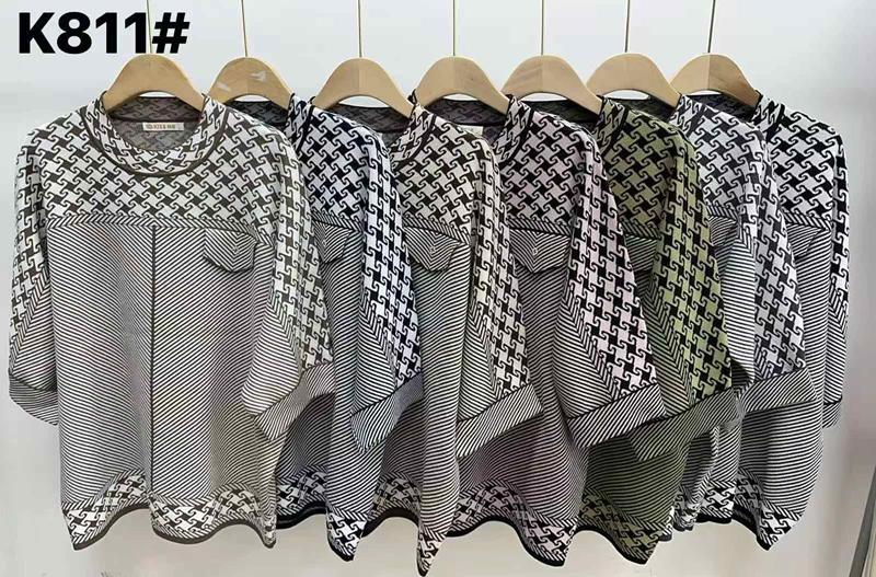 Свитер Anne-Kiss me (M-XL) K811 mix (деми)