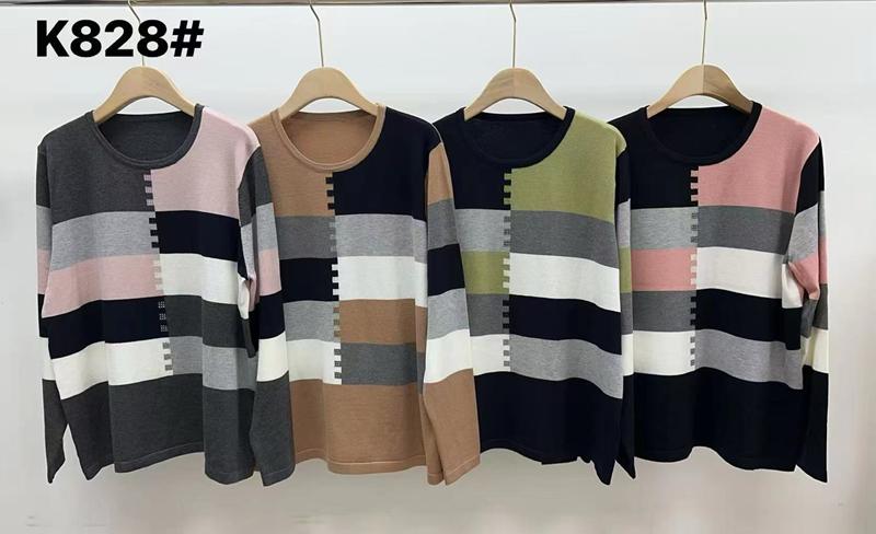 Свитер Anne-Kiss me (XL-3XL) K828 mix (деми)