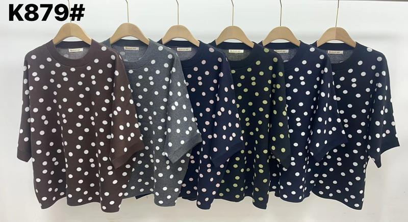 Свитер Anne-Kiss me (XL-3XL) K879 mix (деми)