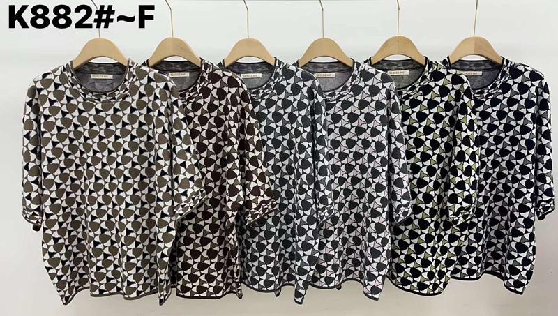 Американка Anne-Kiss me (XL-3XL) K882F mix (деми)