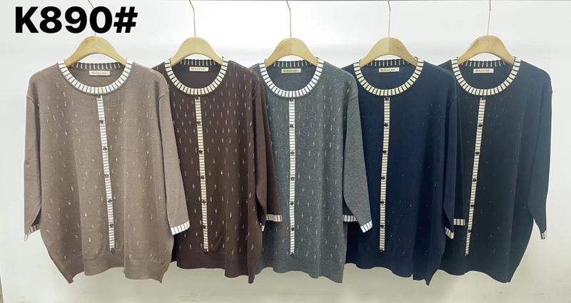 Свитер Anne-Kiss me (XL-3XL) K890 mix (деми)