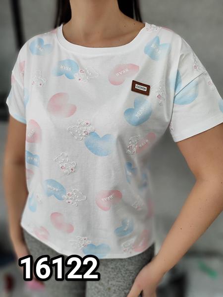 Футболка Style Nadezhda (one size) 16122 white (лето)