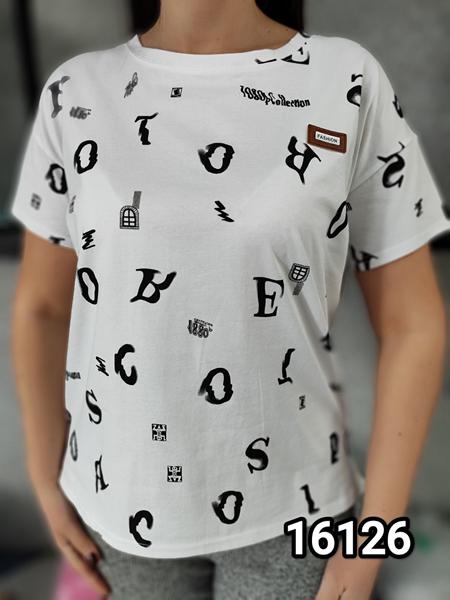 Футболка Style Nadezhda (one size) 16126 white (лето)