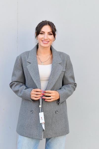 Пиджак Style Nadezhda (42-48) 788 grey (деми)