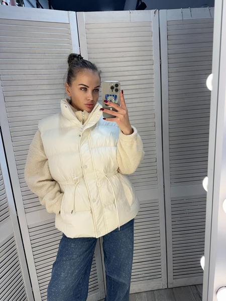 Жилетка Style Nadezhda (S-L) 8036 l.beige (деми)