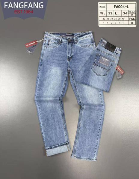 Джинсы God Baron (32-40) F6004-L blue (деми)