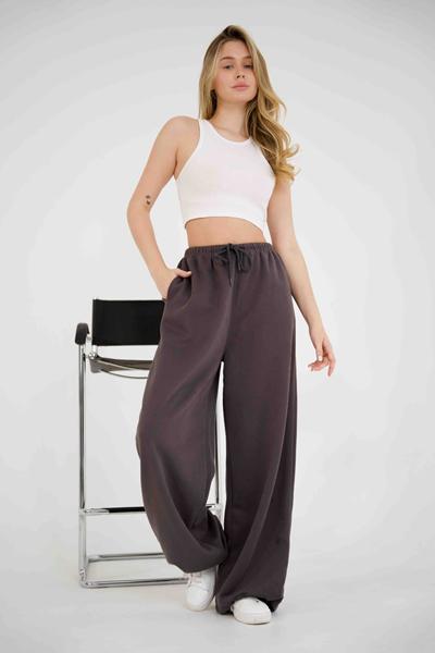 Штаны спорт Little Secret (M-XL) K014 brown (деми)