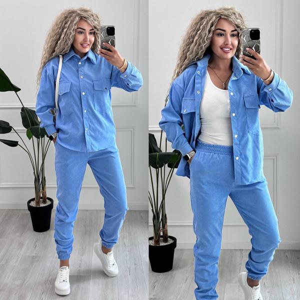 Костюм спорт Alisa Brand (42-52) 127 l.blue (деми)