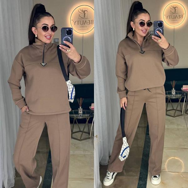 Костюм спорт Alisa Brand (42-52) 213 beige (зима)