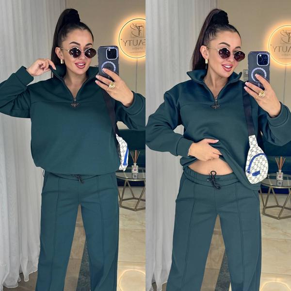 Костюм спорт Alisa Brand (42-52) 213 green (зима)