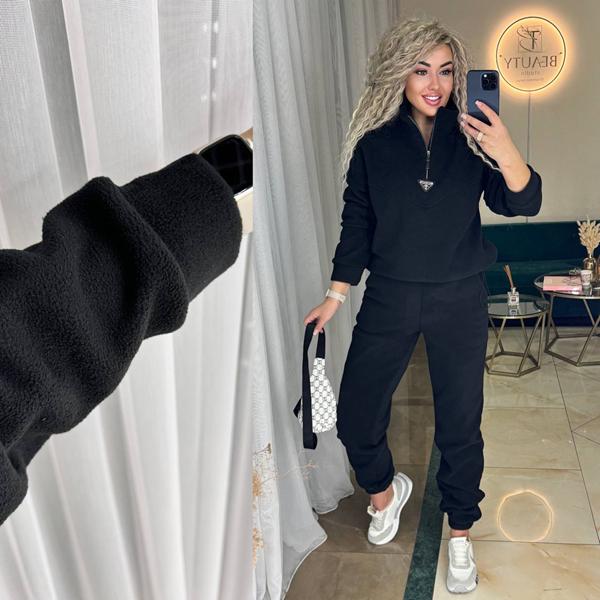 Костюм спорт Alisa Brand (42-52) 214 black (зима)