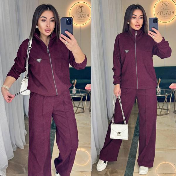 Костюм спорт Alisa Brand (42-52) 216 wine (деми)