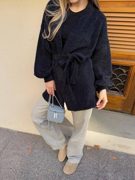 Кардиган Alisa Brand (S-XL) SV662 black (деми)