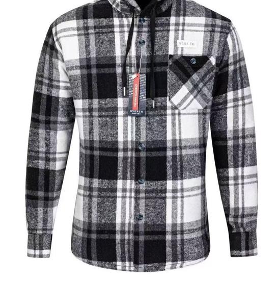 Рубашка Verton (XL-5XL) W26419 black (деми)