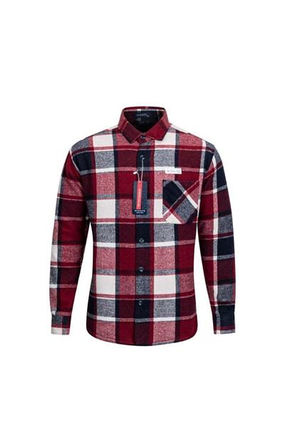 Рубашка Verton (XL-5XL) W26422 wine (деми)