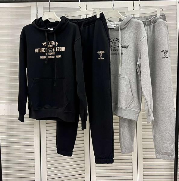 Костюм спорт Little Secret (M-2XL) 500360 l.grey (зима)