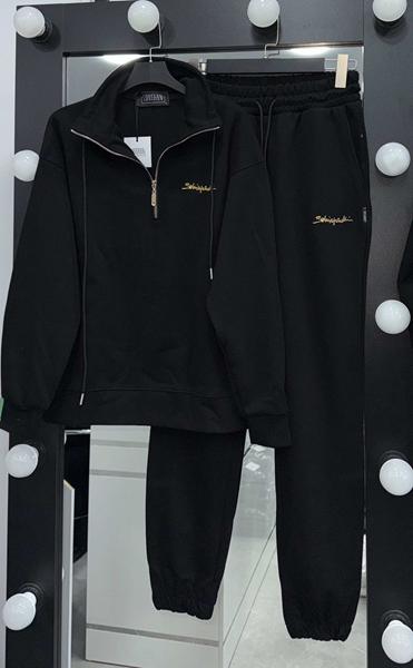 Костюм спорт Style Nadezhda (S-L) 1637 black (деми)