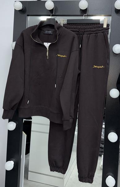 Костюм спорт Style Nadezhda (S-L) 1637 brown (деми)