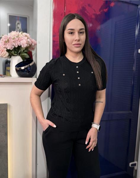 Футболка Style Nadezhda (one size) 2806 black (лето)