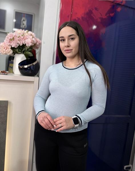 Свитер Style Nadezhda (one size) 526 l.blue (деми)