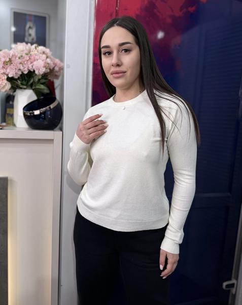 Свитер Style Nadezhda (one size) 8312 white (деми)