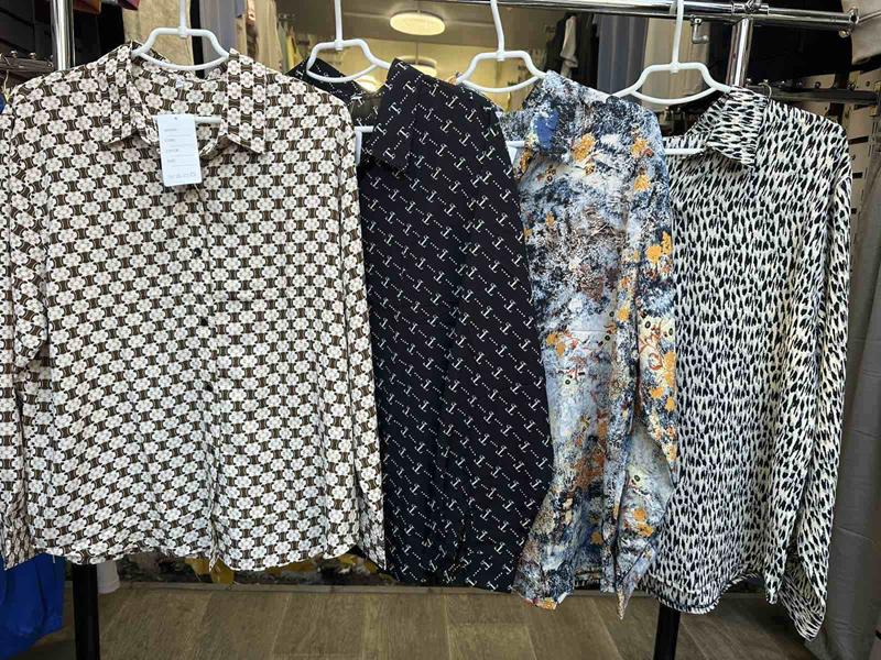 Рубашка Style Nadezhda (XL-4XL) 8803 l.blue (деми)