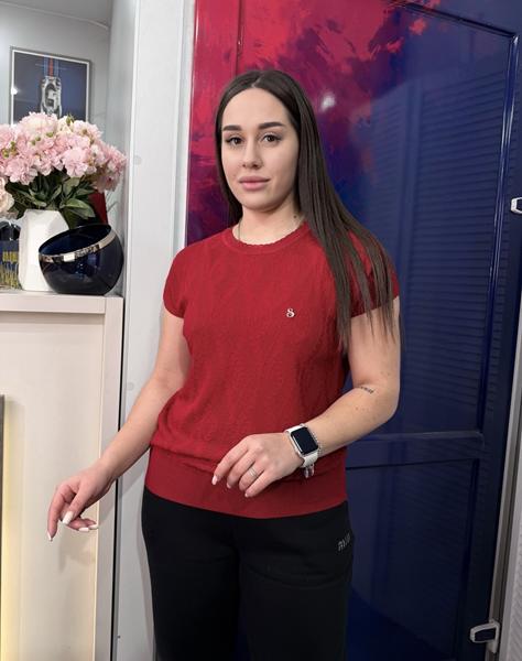 Футболка Style Nadezhda (one size) 8803 red (лето)