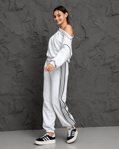 Костюм спорт AZNA (XS-L) ДП179 l.grey (деми)