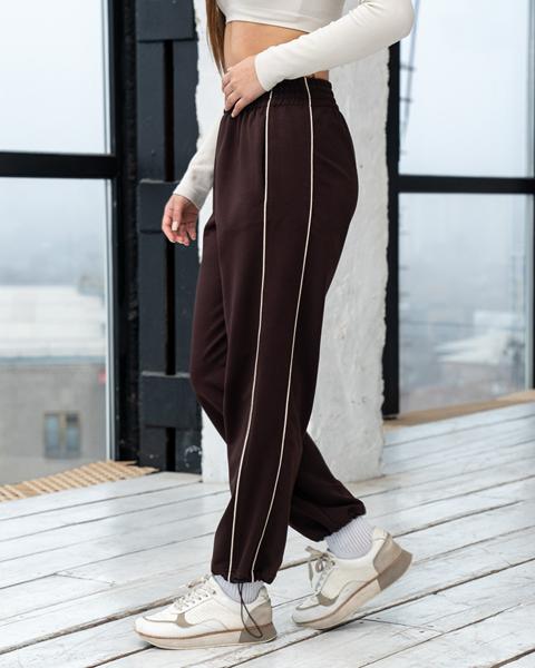 Штаны спорт AZNA (S-XL) Б16 brown (деми)