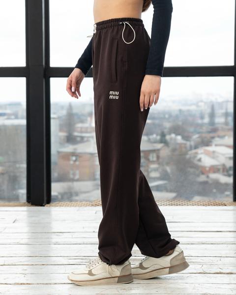 Штаны спорт AZNA (S-XL) Б32 brown (деми)