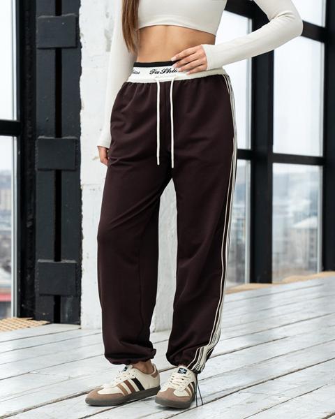 Штаны спорт AZNA (S-XL) Б29 brown (деми)