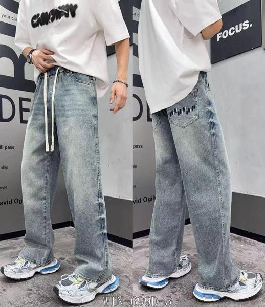 Джинсы Baron Jeans (M-3XL) 699D-5 l.blue (деми)