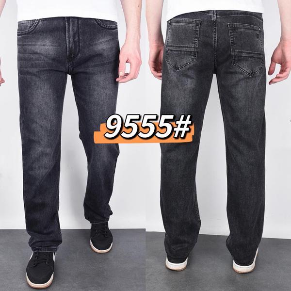 Джинсы Baron Jeans (34-42) 9555 black (деми)