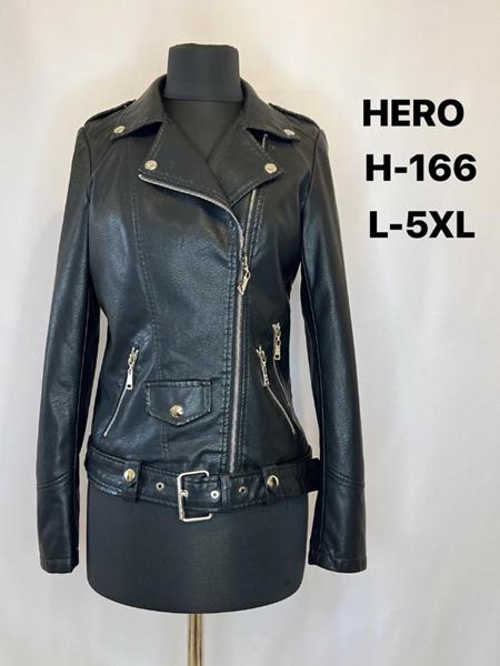 Куртка LiOpt (L-5XL) H166 black (деми)