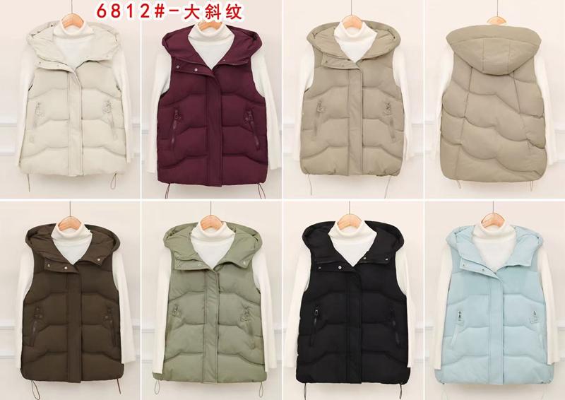 Жилетка Oukali (M-2XL) 6812 l.blue (деми)