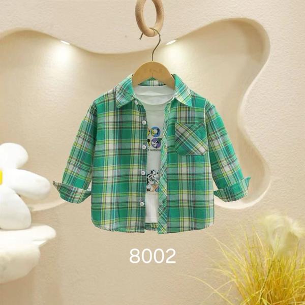 Рубашка SunnyTot (2-6) 8002 green (деми)