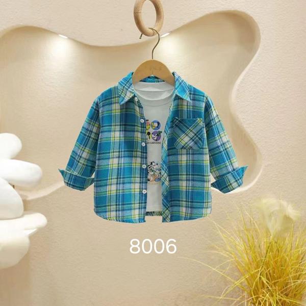 Рубашка SunnyTot (2-6) 8006 blue (деми)