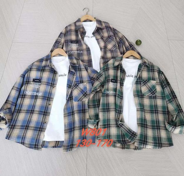 Рубашка SunnyTot (8-12) W801 green (деми)