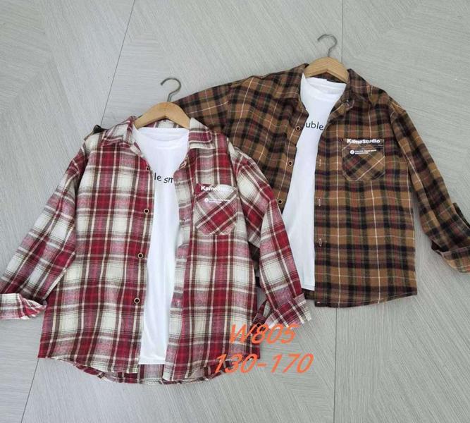 Рубашка SunnyTot (8-12) W805 brown (деми)