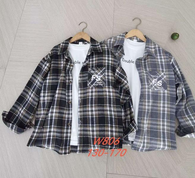 Рубашка SunnyTot (8-12) W806 grey (деми)