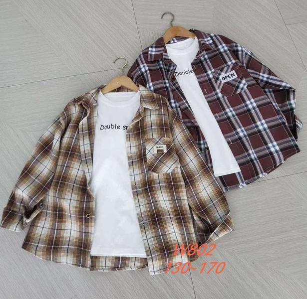 Рубашка SunnyTot (8-12) W812 wine (деми)