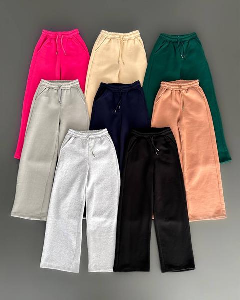 Штаны спорт Prenses (S-2XL) RL1056 green (зима)