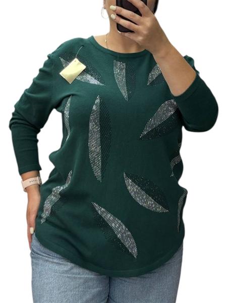 Свитер LeVisha (52-60) 25221 green (деми)