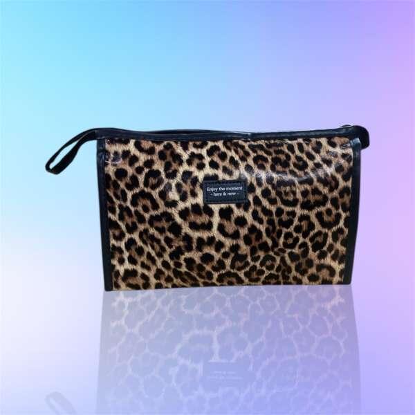 Косметичка Luna-bag (28*18*10) 25-183 brown-beige (деми)