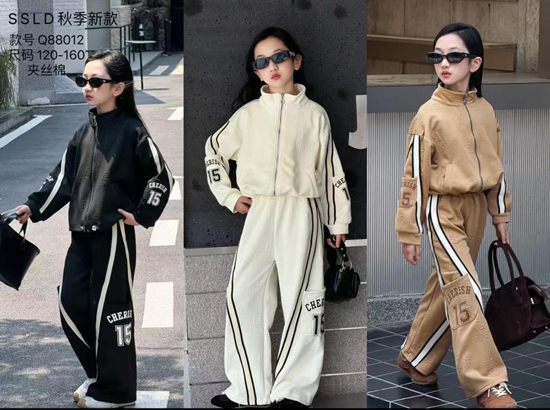 Костюм спорт Major (120-160) 88013 black (деми)