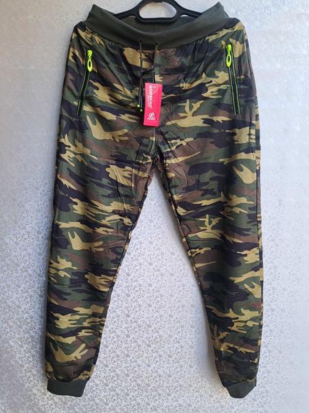 Штаны спорт Giang (M-3XL) 613 khaki-yellow (деми)